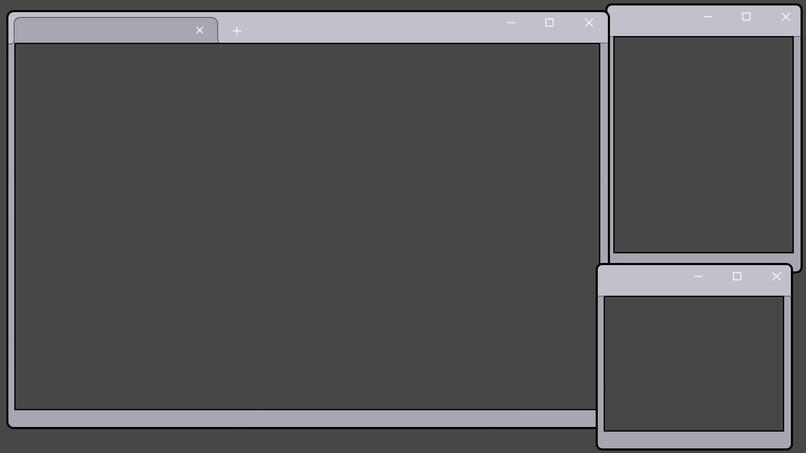 Windows Screen 3-Panel Overlay